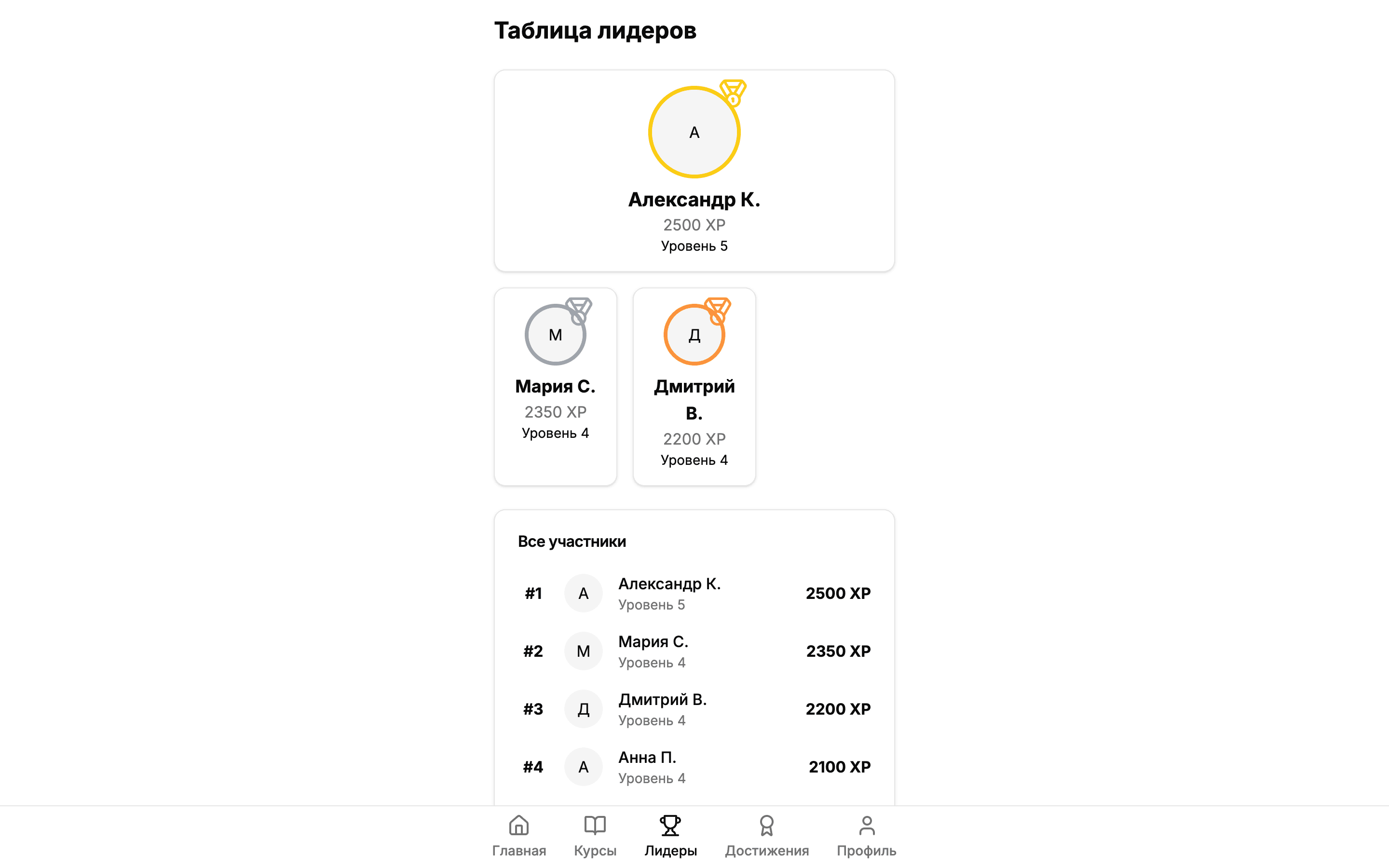 LearnQuest — шаблон платформы обучения — 3
